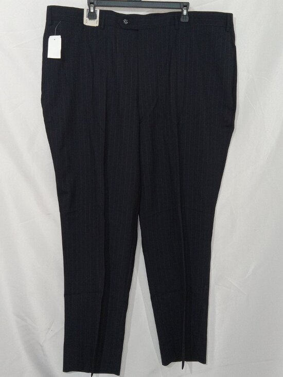 Jos. A. Bank Other - Jos A. Bank 46x32 Classic Fit 100% Worsted Wool Dress Pants Navy Pinstripe NEW